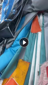 大量出售 牛津布 游艇料 PVC输送带破碎料 专供交通设施厂家
