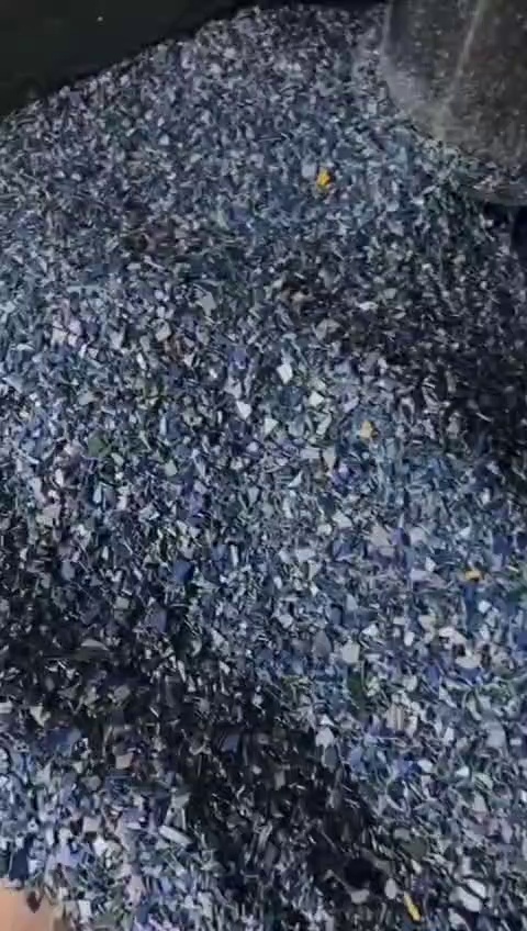 长期出售沉水pe钢卷皮破碎料，杂色的，可直接造粒注塑