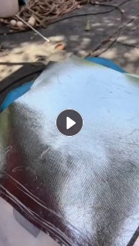 出镀铝膜PP无纺布覆PE淋膜废料