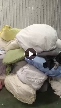 长期出售染厂下来的涤纶废布,涤纶磨毛布,月供百来吨