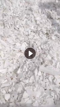出售白色共聚丙破碎料