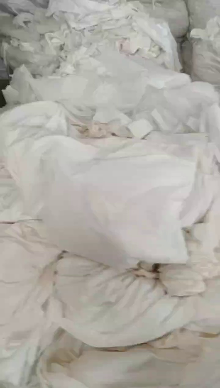 长期大量出售白色的纯棉枕芯布，棉布头，现货十几吨