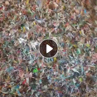 出售PVC商标纸破碎料，上漂料和沉底料都有