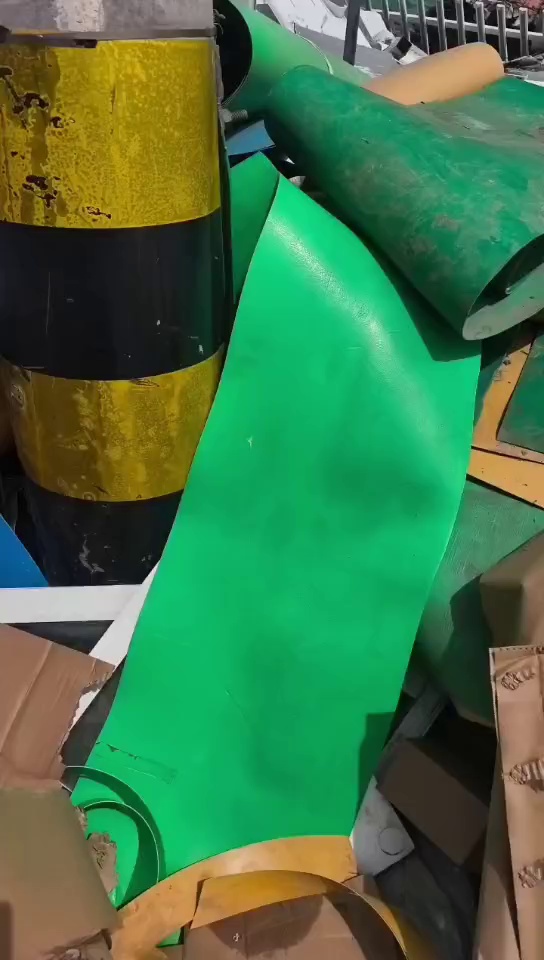 出售PE钢卷皮毛料，飘沉混合放，长期有货