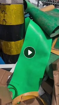 出售PE钢卷皮毛料，飘沉混合放，长期有货