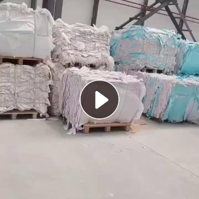 长期出售蓝白色废不干胶纸压包料