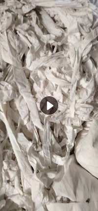 长期出售白色的涤棉梭织布,涤棉废布,现货三四十吨
