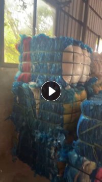 长期出售PE胶水膜废料，白色和蓝色分开打包