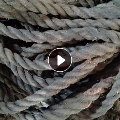 长期出售黑色的龙须菜绳子，废旧绳子，月供五六十吨左右