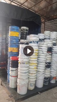 长期收购 专收，涂料桶，胶水桶毛料，压包