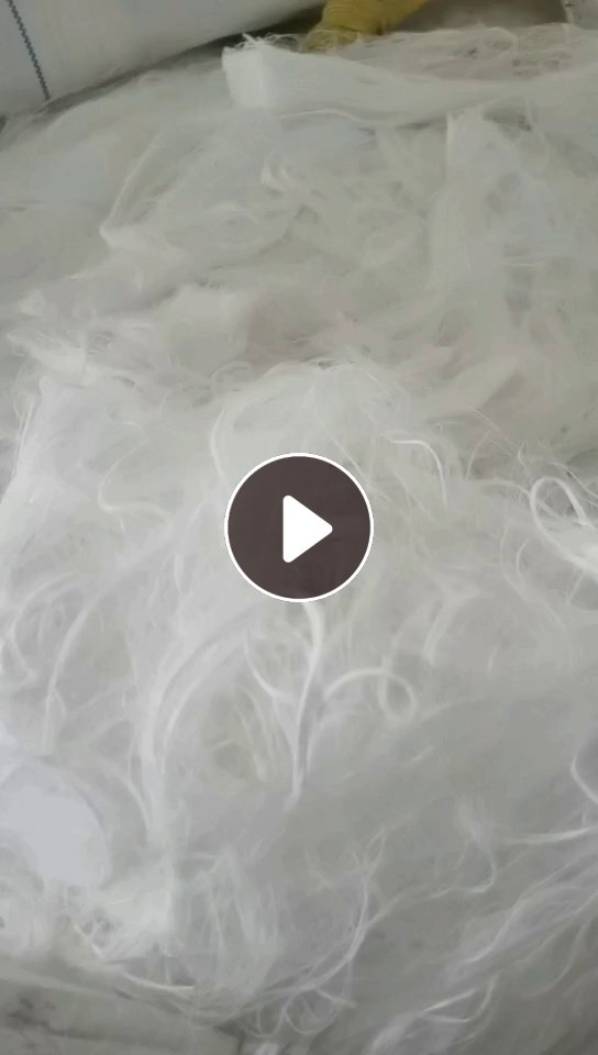 长期出售单6消光锦纶浆丝，锦纶丝，尼龙废丝，现货二十吨左右