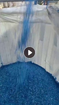 长期出售全漂大蓝桶破碎料,保证质量