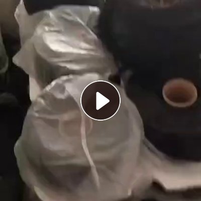 长期出售黑色的原生涤纶废丝