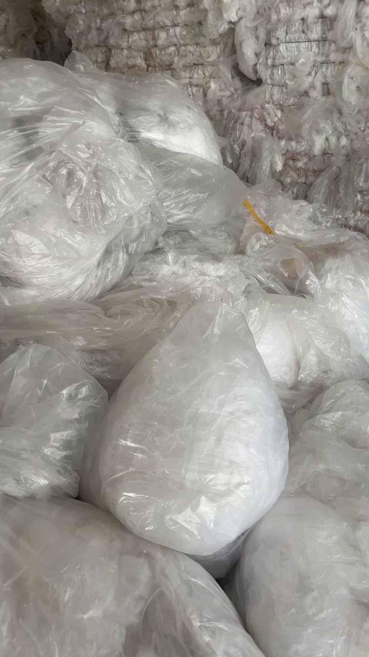 出售干造高压膜，80%平板膜，20%缠绕膜，含少量标签，无胶带，月供150-200吨，可直接上机造粒