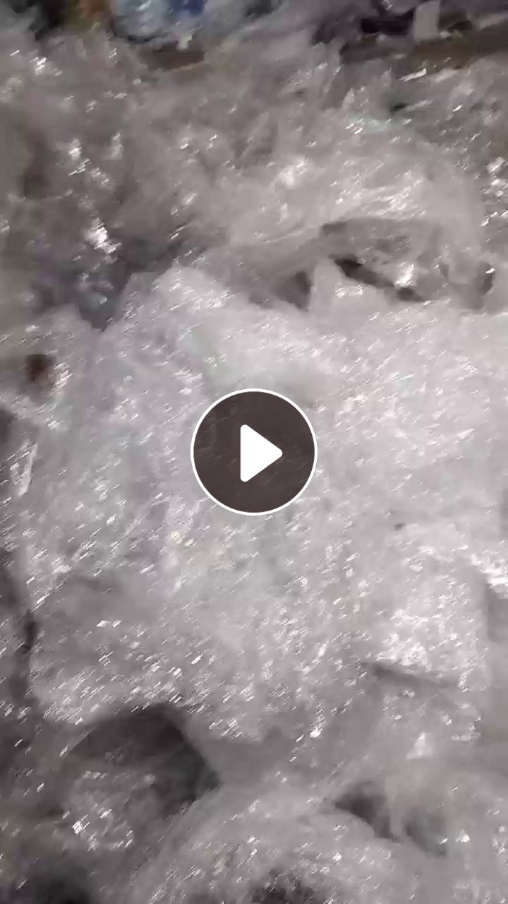 出售水洗一级高压膜废料，缠绕膜平板膜混合打，缠绕膜占比80%，现货够13米车