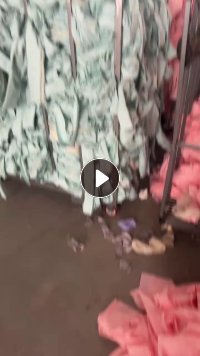 出售纯涤纶废布，浅三色，被子边角料下来的，江苏南通