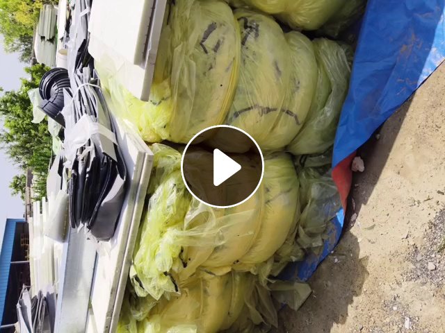 出售风电厂下来的高压尼龙黄膜，现货20吨