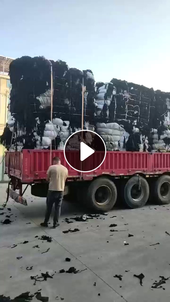 长期出售涤纶废纱线，涤纶废纱，能开花，货在浙江金华