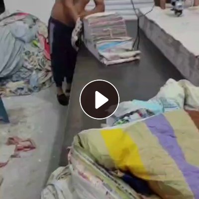 长期出售涤纶废布，涤纶边角料，床单被罩边角料，月供15吨左右