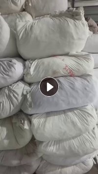 长期出售白色的涤纶废布,涤纶边角料,可开花用,现货十几吨