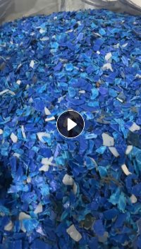 大量出售蓝桶破碎料,大小蓝桶混合,清洗甩干直接上机
