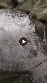 出售白色PET刨丝，PET边料，棒车出来的，现货20多个包