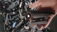 混合式废品橡胶黑胶