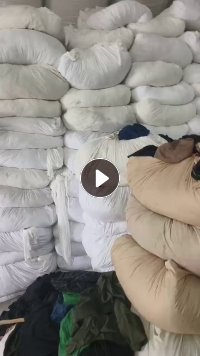 长期出售白色的纯棉废布,纯棉布块,现货9.6米一车