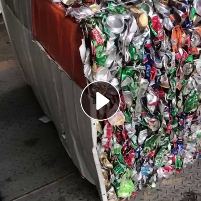 长期出售铝易拉罐压块