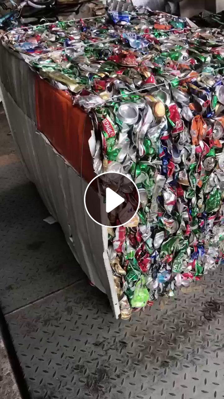 长期出售铝易拉罐压块