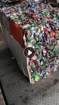 长期出售铝易拉罐压块