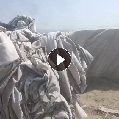 出售无纺布下脚料，毛毡布，土工布，当黑料卖，现货有几百吨，货在河北张家口