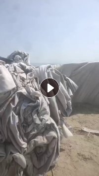出售无纺布下脚料,毛毡布,土工布,当黑料卖,现货有几百吨,货在河北张家口