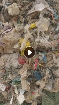 出售杂膜炼油料,建筑垃圾风选膜炼油料,编织袋为主的塑料