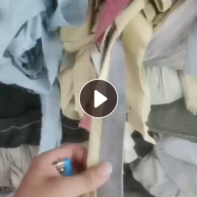 长期出售涤棉，涤纶，带膜，三合一的废布条，可以打绳用，现货有20吨，货在浙江绍兴