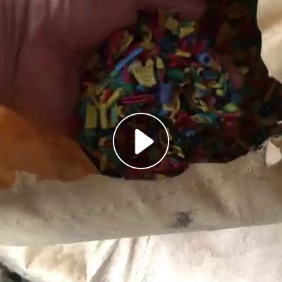 长期出售PE电缆皮破碎料