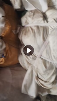 长期出售米白色涤棉废布，涤棉布，开花料，现货有200多吨，货在广东佛山