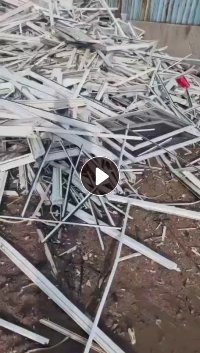 出售PVC塑钢毛料,现货三十多吨,有含些彩钢