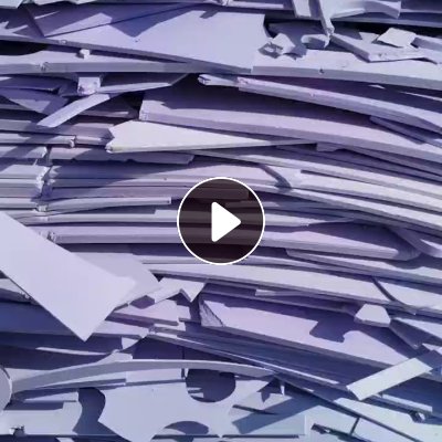 出售大白PVC发泡板破碎料，近期忙目前还没开始破