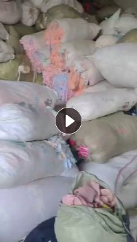 长期出售涤纶废布， 白色  浅色  红色料。现货几十吨， 厂在山东泰安