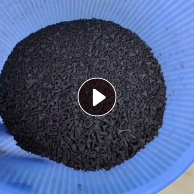 出售外贸橡胶垫子加工的橡胶破碎料