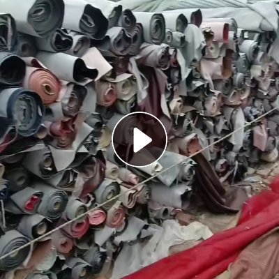 长期出售二等PVC皮革，杂色，现货有30吨，货在河北白沟