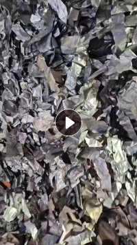 出售吨包内衬下来的铝塑膜破碎料，有处理干净，月供上百吨
