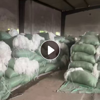 长期出售晒干过的涤纶水丝，涤纶废丝，含水百分之十左右，现货百来吨
