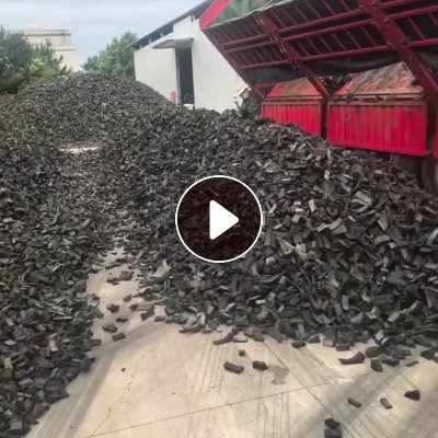 厂家大量回收轮胎胶块，大钢丝胶块