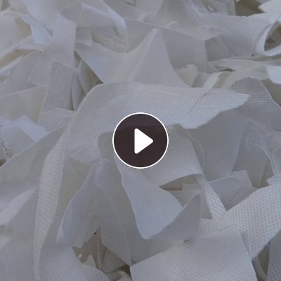 出售涤纶无纺布，水洗布，可开花也可造粒用，现货一百吨