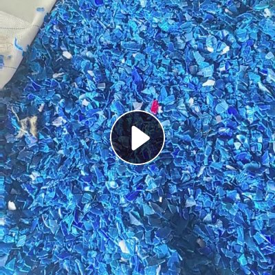 出售全漂小蓝桶破碎料，现货十几吨