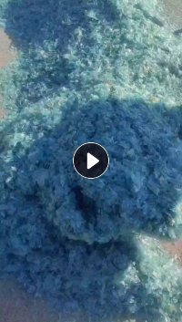 出售PVC大棚膜破碎料，晒干了，现货35吨