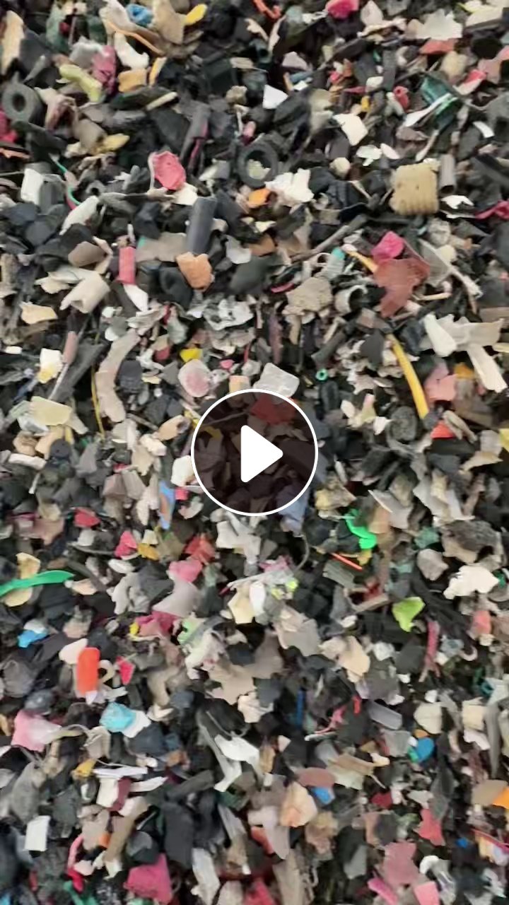 长期出售橡胶塑料混合破碎料，橡胶占50-60%