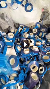 出售PET膜打绳料,带有abs管芯,长期有货
